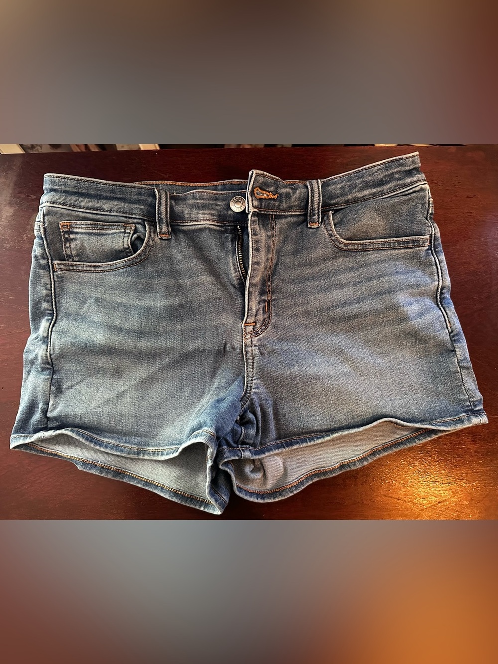 American Eagle Outfitters Light Blue Denim Shorts